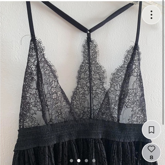 Victoria secret Black Lace Nightgown - Picture 3 of 3